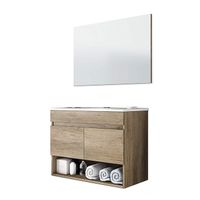 Cotton Nordik Cabinet 80X64X45 incl. Mirror and Ceramic Basin